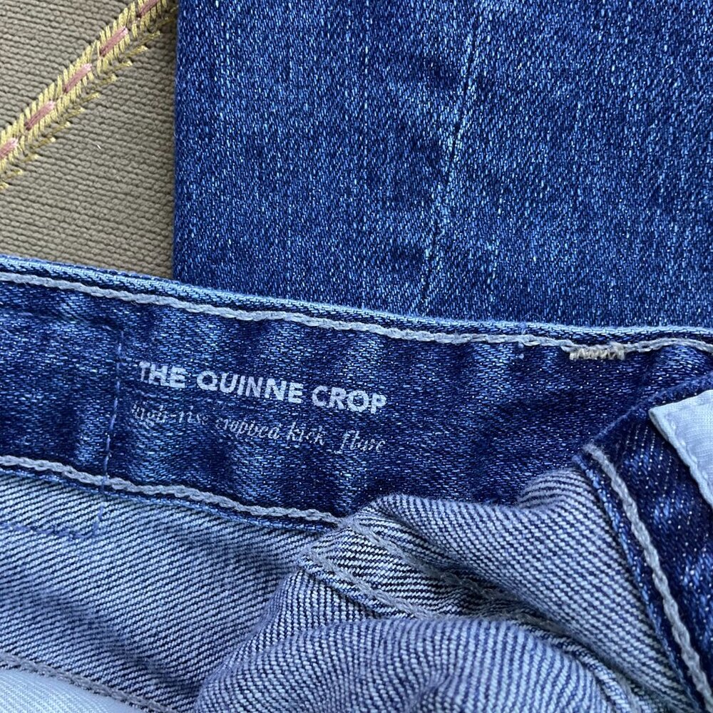 Adriano Goldschmied Jeans Cropped Flare High Rise Quinne (28R) - Picture 4 of 8